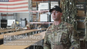 346TH  Tactical Psychological Operations Company (Airborne) Unit Change of Command
