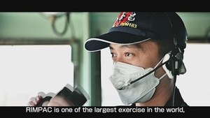 Faces of RIMPAC featuring Japan Maritime Self-Defense Force Lt. Tomisawa Sakihito