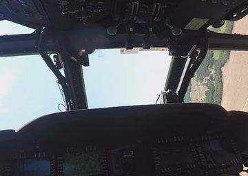 HH-60W takes on Mi-24 in first Air Combat Maneuver training