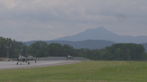 F-35’s from the 33rd Fighter Wing Arrive in VT