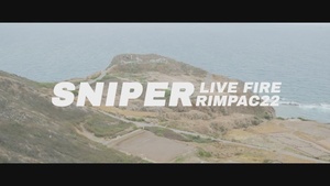 Sniper Range Live Fire RIMPAC 2022