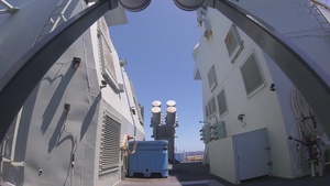 HMCS Winnipeg Missile Launch