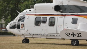 German President Steinmeier visits Grafenwoehr