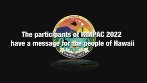 RIMPAC 2022: A Message of Thanks to Hawaii