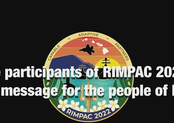 RIMPAC 2022: A Message of Thanks to Hawaii