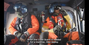 Do you know how the Coast Guard conducts a Medevac? (with captions)