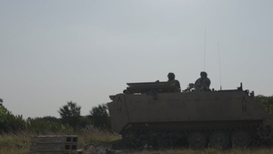 Lancers Fire Mortars