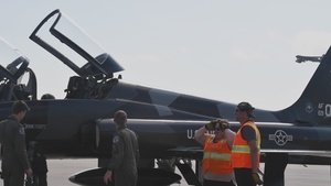 Sheppard AFB Airmen Pit Stop at Minot AFB