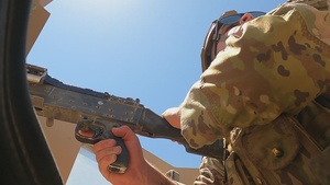 332d Air Expeditionary Wing Security Forces Squadron trains on the M-ATV