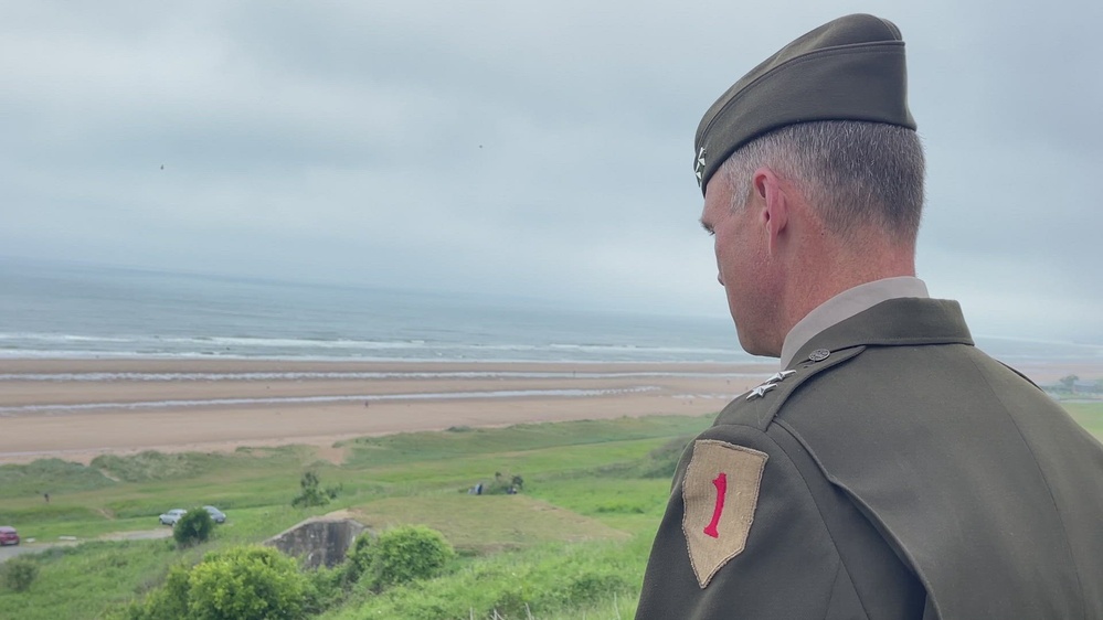 Dvids Video Honoring The Big Red One Soldiers That Landed On Omaha