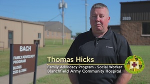 Thomas Hicks Promotes Family Advocacy Program