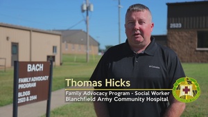 Thomas Hicks Promotes Family Advocacy Program