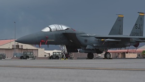 Storms during Red Flag-Nellis