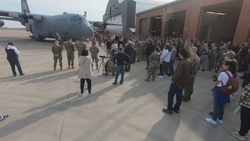 179th Airlilft Wing conducts ceremonial 'fini' flight for C-130 fleet
