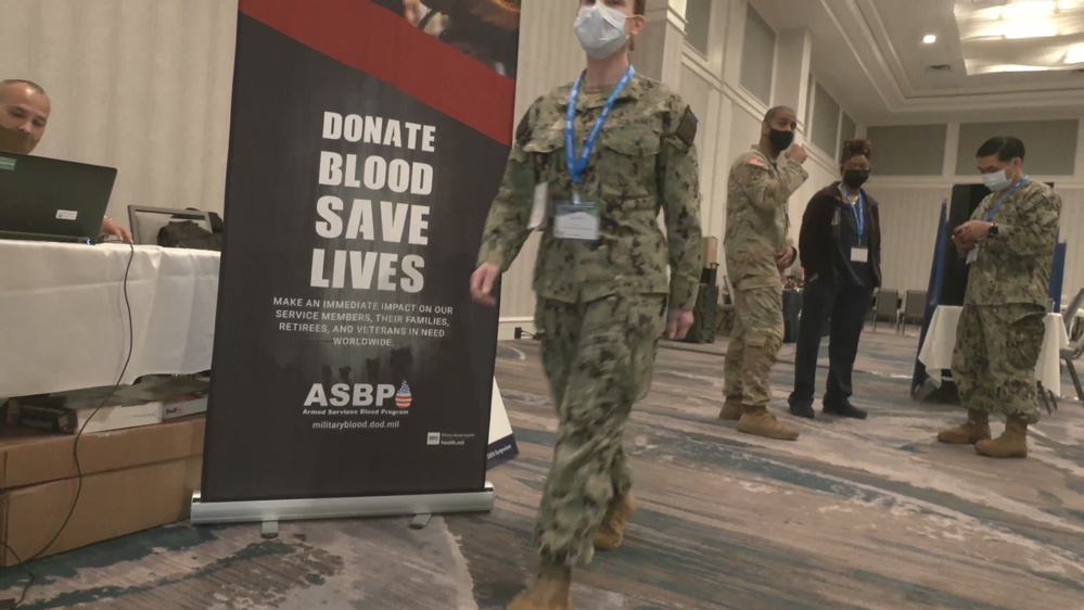 DVIDS Video ASBP Blood Drive Broll from DHA Symposium