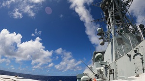 HMCS Winnipeg Missile Ex RIMPAC 2022
