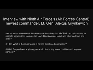 Interview with Lt. Gen. Alexus Grynkewich