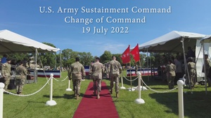 U.S. Army Sustainment Command Change of Command