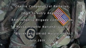 XCTC Morale Flight with Massachusetts National Guard