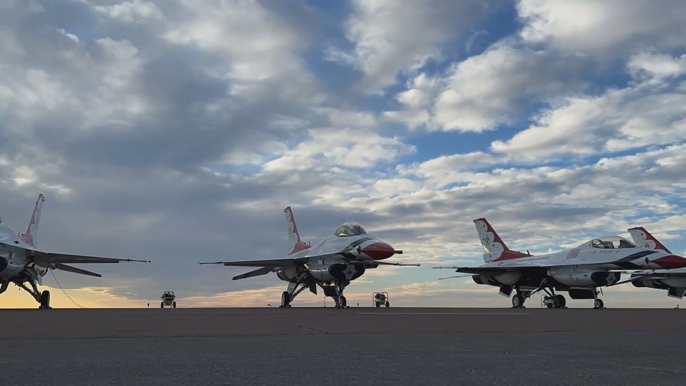 DVIDS - Video - USAF Thunderbirds Montana Sunset Time-Lapse