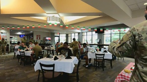 Dinner’s Reef Dining Facility Treats Airmen to Italian Cuisine