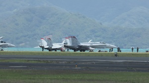 RIMPAC 2022: F/A-18 Hornets Launch during SINKEX
