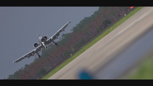 Agile Flag 22-2 BROLL - A-10s arrive at Avon Park