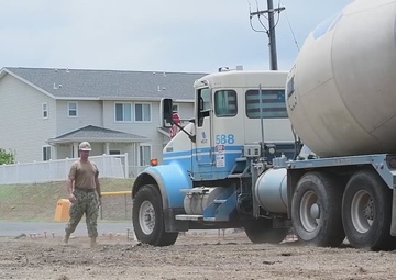 ROK, Seabees Pour Concrete at RIMPAC 2022