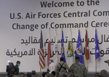 AFCENT Welcomes New Commander (Change of Command Full Video)