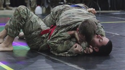 Ohio Army National Guard Soldiers participate in combatives tournament (B-ROLL)