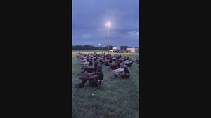 Bravo Battery, 1-19th Field Artillery, 434th FA BDE Trainees are conducting ACFT