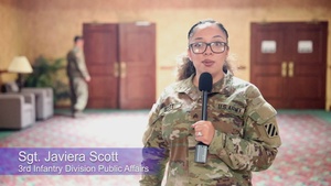 XVIII Airborne Corps Best Squad Competition Formal Board