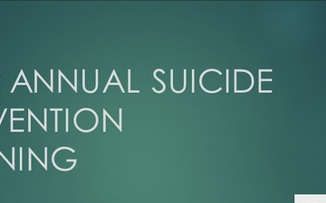 Hawaii Air National Guard 2022 Suicide Prevention Training
