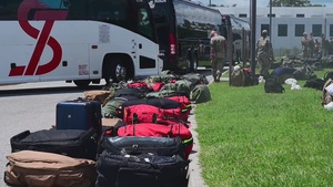 Moody AFB Airmen arrive at the Air Dominance Center for AGILE FLAG 22-2 B-Roll
