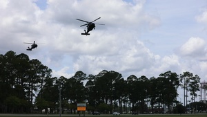 XVIII Airborne Corps Best Squad Competition Air Assault Landing