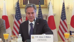 Secretary Blinken and Secretary of Commerce Gina Raimondo co-host the inaugural ministerial meeting of the U.S.-Japan Economic Policy Consultative Committee