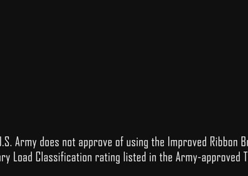 Testing the limits of the Improved Ribbon Bridge