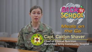 Army Dietician shares importance of healthy eating