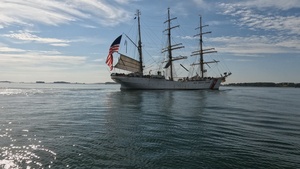 USCGC Eagle visits Boston