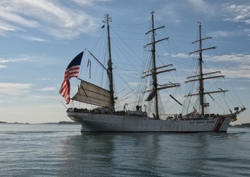 USCGC Eagle visits Boston