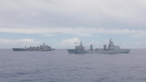 RIMPAC 2022 Fleet Sail;s in Formation
