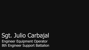 Sgt. Julio Carbajal, 8th Engineer Support Battalion, Exercise Summer Pioneer 2022 (Interview)