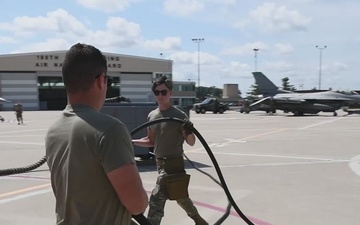 (No Lower Thirds) 180th Fighter Wing Participates in Large-Scale Readiness Exercise