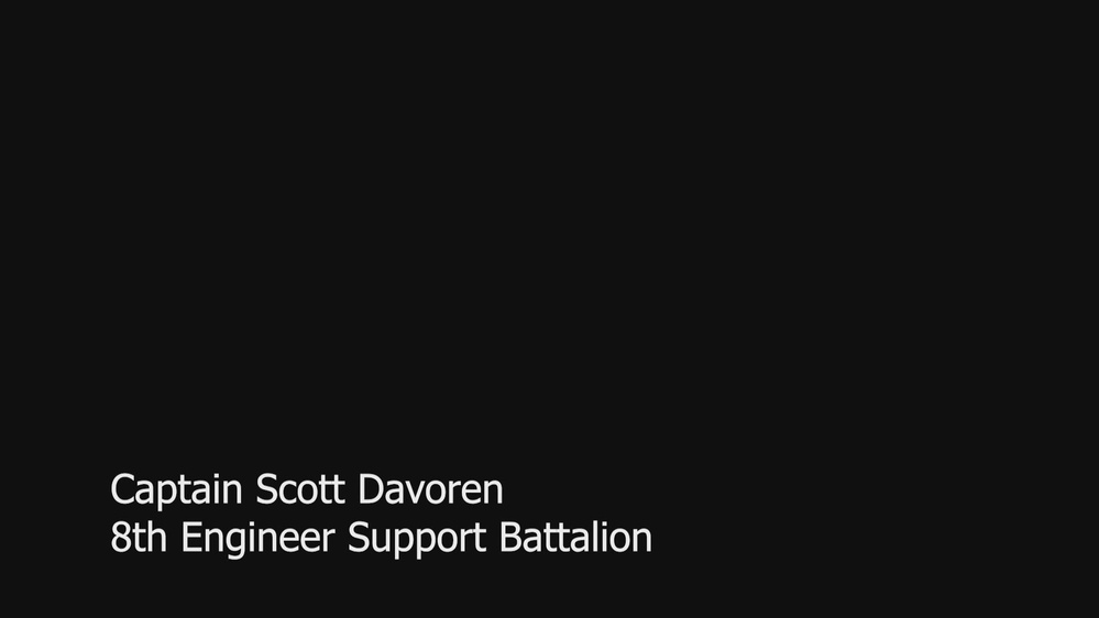 DVIDS - Video - Capt. Scott Davoren, 8th Engineer Support Battalion ...
