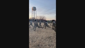 First 100 Yards at Basic Training in Fort Sill