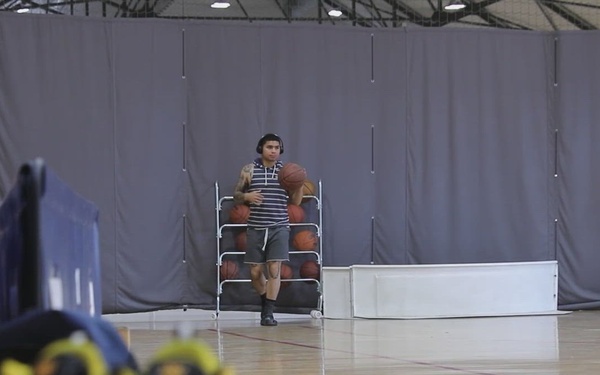 U.S. Soldiers play basketball at Camp Kościuszko, Poland Hype Video