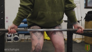 Sgt. Kelly Jeans is Fit To Fight