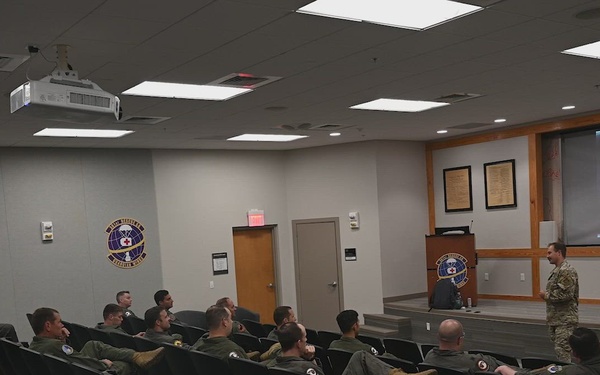 307th Bomb Wing completes water survival training