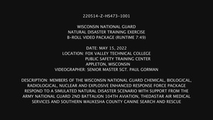 Wisconsin National Guard Natural Disaster Training Exercise