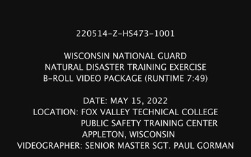 Wisconsin National Guard Natural Disaster Training Exercise